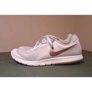 Nike Flex Experience Run 6 R6 Shoes Womens Size 11  881805-102 White Rose Gold